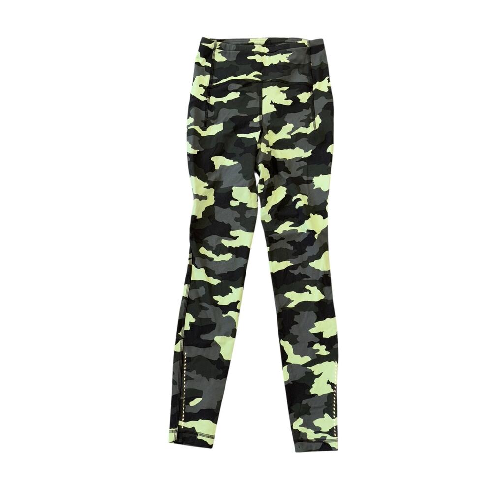 Lululemon Wunder Under Camo ¾ length Leggings Women’s 4 Yoga Running Workout